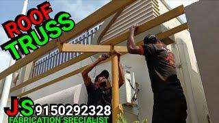 how to make truss | roof truss | Beginner's Guide | JS roofing & interior | fabrication specialist |