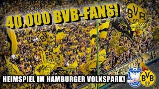 40.000 (!) BVB-Fans in Hamburg! | Phoenix Lübeck vs. Borussia Dortmund 09 | Volksparkstadion HH