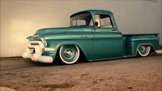 1956 Slammed 3100 Patina GMC Chevrolet V8 Hot Rod RestoMod Apache "P$rn Star" FOR SALE