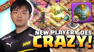 NAVI’s new player goes CRAZY on his FIRST DAY! Clash of Clans