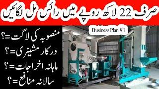 Business Plan #1 | Mini Rice Mill Business in Pakistan and India | Business Idea