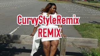 Curvy Style Remix:  Chic Ivory Dress