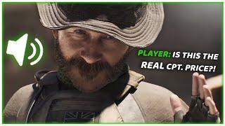 Captain Price Plays Modern Warfare! "R u the real Cpt.Price?" | Next Level Voice Trolling