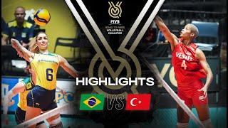  BRA vs.  TUR - Highlights | Women's OQT 2023