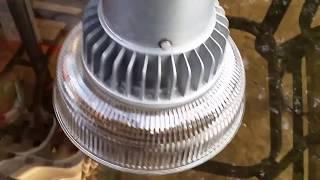 Honeywell LED Barn Light Security Light Review Vs 100 Watt Mercury Vapor Bulb