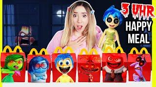 ÖFFNE niemals ALLES steht KOPF 2 Mcdonalds Happy Meal NACHTS ohne FREUNDIN -  inside out 2 challenge