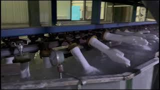 Nitrile Latex Glove Machine Manufacturer/Glove Production Process-Hot Water Wash