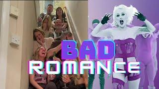 Lady Gaga Caught In A Bad Romance Sing And Try Not To Laugh But They All Do.