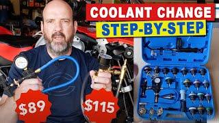 BMW R1200GS Coolant Drain, Flush & Refill, Step-by-Step Instructions, Vacuum & Manual Refill Methods