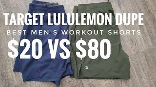 Target All in Motion Shorts LULULEMON DUPE Best Mens Workout Running Summer Review