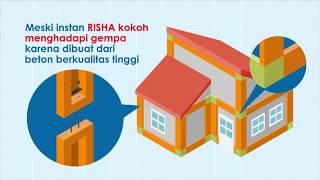 Wika Beton, Rumah Instan Sederhana dan Sehat (RISHA)