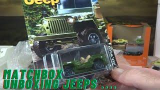 Matchbox Car Collection Unboxing, Jeeps and More plus New Powergrabs