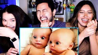 99% of People Lose This Try Not To Laugh Challenge | Funny Babies! | Reaction
