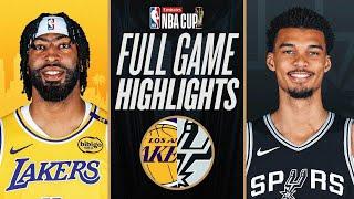 Game Recap: Lakers 120, Spurs 115