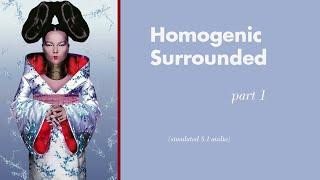 Björk - Homogenic (Surrounded) [simulated 5.1 immersive audio] PART 1