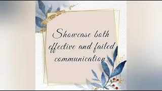 "Task 1" GECCOM(Purposive Communication) | Showcase both Effective and Failed Communication.