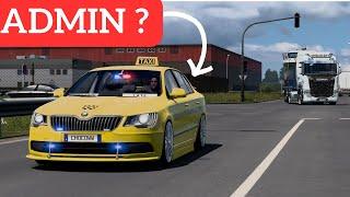 ‍️ Taxi POLICE? | Undercover POLICE Patrol | TruckersMP Game MODERATOR