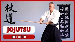 Traditional stick fighting strikes: Do Uchi | How to learn Jojutsu | Self-defense with the stick