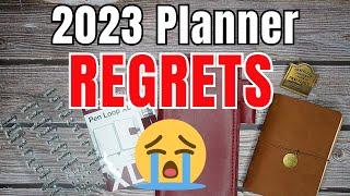 2023 Planner Supplies I Regret Buying: My Honest Review! ( I won't buy these in 2024 )