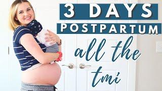 3 DAYS AFTER BIRTH UPDATE! | Sharing All the TMI of the 1st 3 Days Postpartum