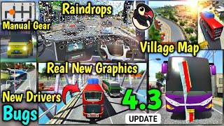 New Things & Characteristics! Exciting Update 4.3 in Bus Simulator Indonesia by Maleo  | Bus Game