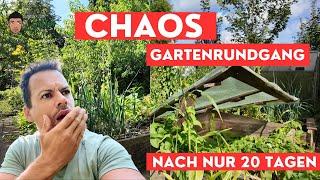 Ohhh ‍️ -Gartenrundgang nach fast 3 Wochen Urlaub