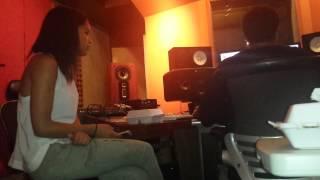 Antonia Hylton in studio