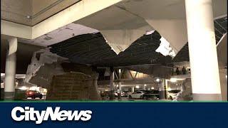 West Edmonton Mall parking lot ceiling collapses