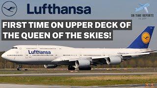 LUFTHANSA Boeing 747-8 BUSINESS CLASS UPPER DECK to Frankfurt TRIP REPORT