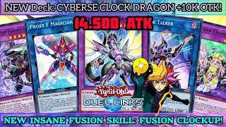 10/10 WINS w/ CYBERSE CLOCK DRAGON! NEW SKILL & OTK with +10.000 ATK ! [DUEL LINKS]