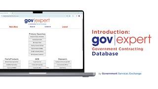 Introduction to GovExpert | Simplify Government Contracting Today