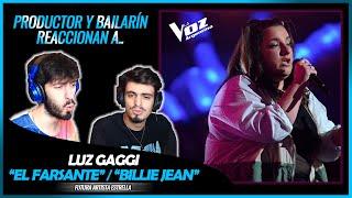 LUZ GAGGI - El Farsante / Billie Jean |  FUTURA ARTISTA ESTRELLA  (Reacción Productor Y Bailarín)