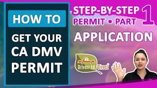 Teen Guide to Getting a Permit at the DMV Part 1 •Update in Description• Application: Before the DMV