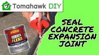 How to Seal Concrete Expansion Joints [Driveway, Sidewalk, etc]