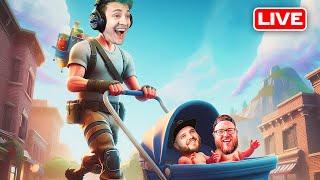 Carrying My Brother and Legion in Fortnite  Live