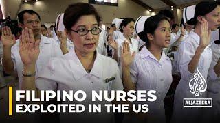 US health worker shortage: Filipino nurses say they are being exploited
