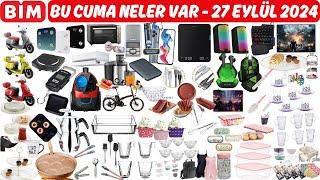 BU CUMA BİM’DE NELER VAR ? | BİM 27 EYLÜL 2024 | ÇEYİZ MUTFAK EV GEREÇLERİ | BİM AKTÜEL İNDİRİM