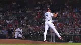 Kevin Ginkel Slow Motion Pitching Mechanics (3rd Base Side View)