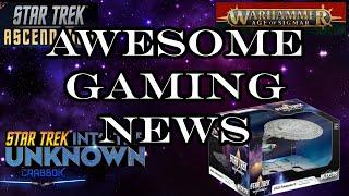 Awesome Gaming News Episode 5: Thanksgiving, Giveaway Winners, Star Trek, and Warhammer!