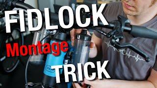 Fidlock Twist Trinkflasche Magnet Halterung Montage bei niedrigem Lenkervorbau - DIY