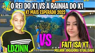 LDZINN VS FAIT ISA YT MELHOR JOGADORA DA ATUALIDADE - DEU TRABALHO PRO LDZINN NO X1 MAIS EPICO 2022!