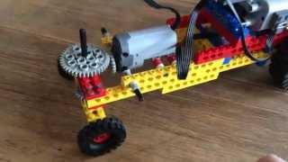 Lego RC-Fahrzeug Detailansicht Lenkung