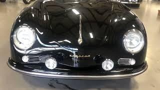 Gorgeous Black 356 Speedster Replica from Vintage Motorcars of CA with just 600 miles FOR SALE NOW!!