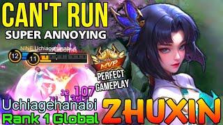 You Can't Escape Me! Zhuxin Perfect Gameplay - Top 1 Global Zhuxin by Uchiagehanabi - Mobile Legends