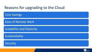 Reasons for Upgrading to the Cloud | Western Computer