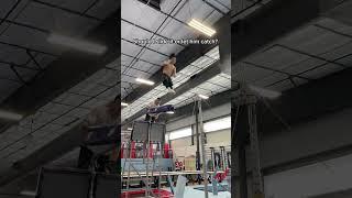 I saved Asher’s life  #gymnast #save #gymnastics #spot #coach #sports #ncaa #olympics #gym #d1