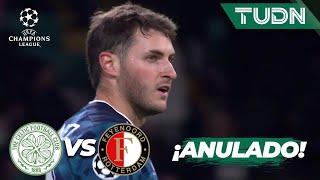 ¡ANULAN GOLAZO a Santi Giménez! | Celtic 0-0 Feyenoord | UEFA Champions League 2023/24 | TUDN