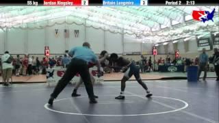 Jordan Kingsley vs. Britain Longmire at 2013 ASICS University Nationals - FS