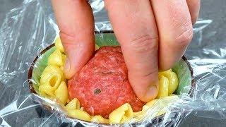 4 polpette di pasta che sorprendono con un doppio ripieno