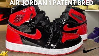 Air Jordan 1 High OG Patent Bred On Feet Review